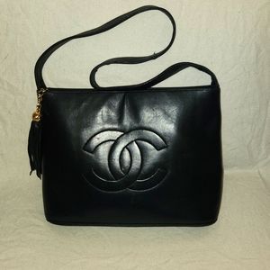 Vintage Chanel Handbag Black